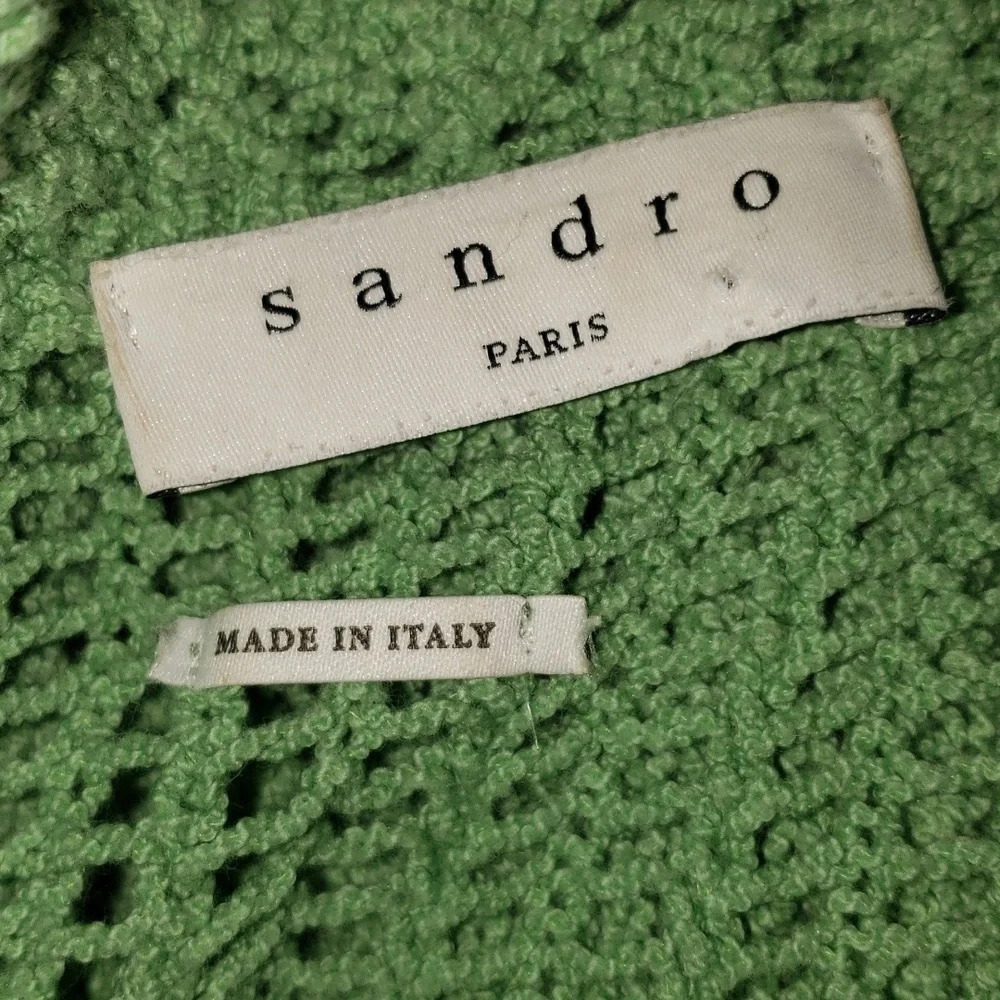 Sandro Paris knit top size 1 - Picture 5 of 6